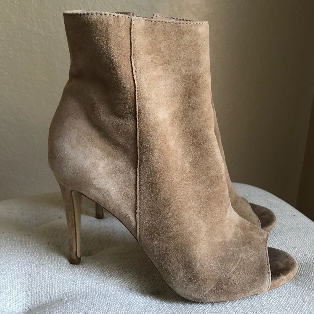 Steve Madden Suede Open Toe Bootie - image 1